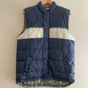 MEN’S BLUE/DIGITAL GREEN REVERSIBLE VEST